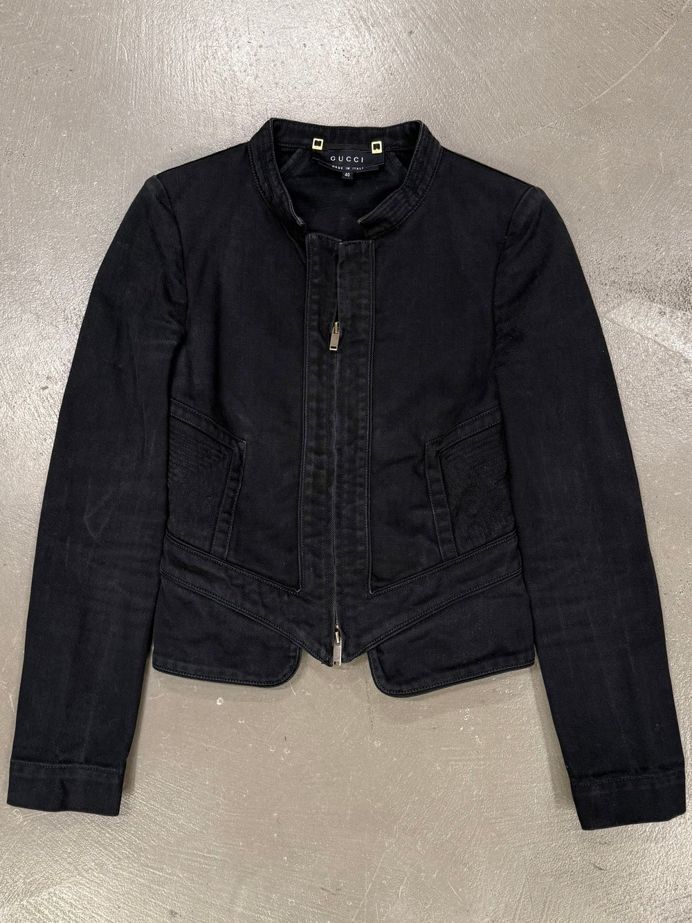 2003 Gucci by Tom Ford fitted paneled jacket