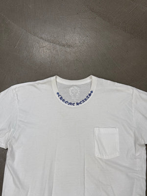 Chrome Hearts neck letters logo T-shirt