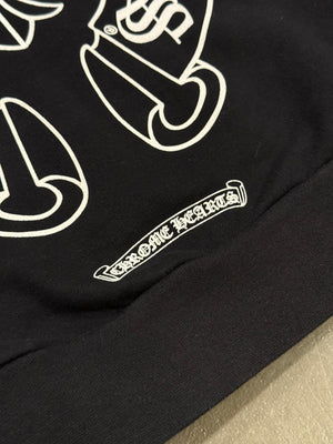 Chrome Hearts multicolor horseshoe logo zipup hoodie