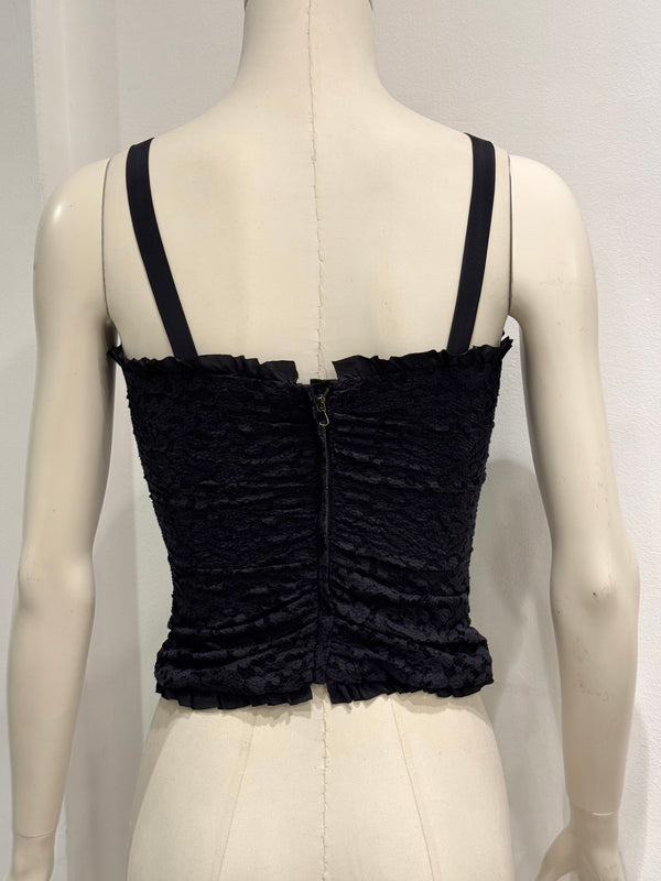 2000s Dolce & Gabbana lace corset top
