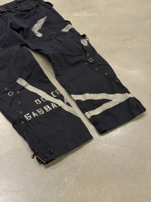 2004 Dolce & Gabbana runway bondage parachute cargo pants