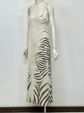 Load image into Gallery viewer, 1999 Roberto Cavalli zebra sheer maxi dress
