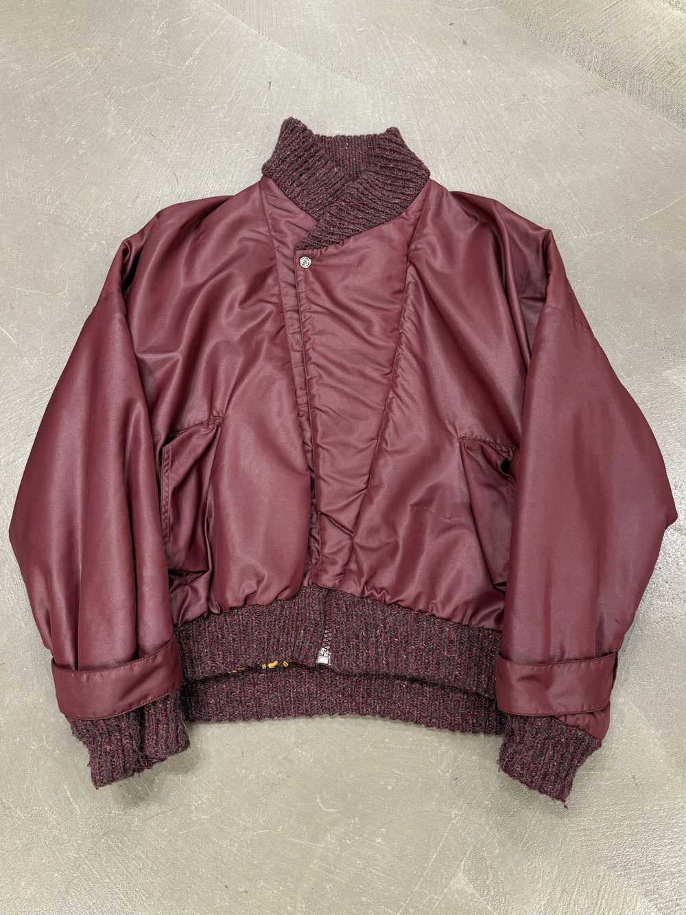 2010s Vivienne Westwood ribbed-knit trim bomber jacket