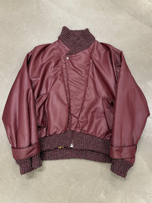 2010s Vivienne Westwood ribbed-knit trim bomber jacket