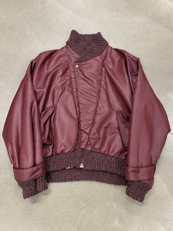 2010s Vivienne Westwood ribbed-knit trim bomber jacket