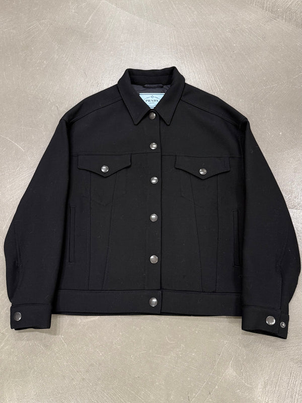 2021 Prada wool trucker jacket