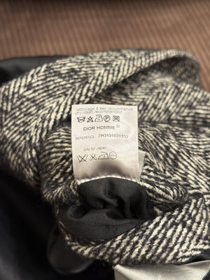 A/W 2007 Dior By Hedi Slimane “Navigate” tweed military coat