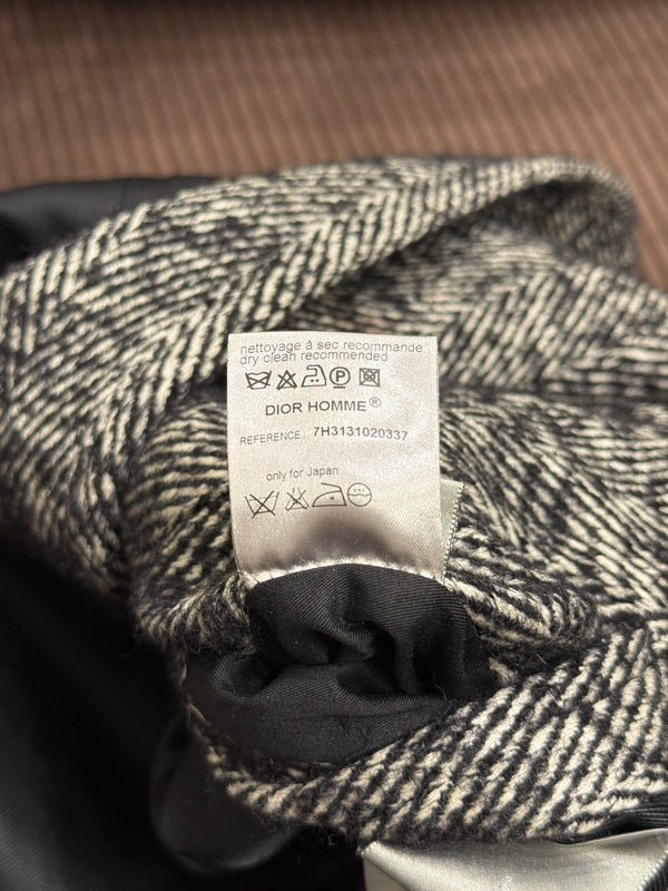 A/W 2007 Dior By Hedi Slimane “Navigate” tweed military coat