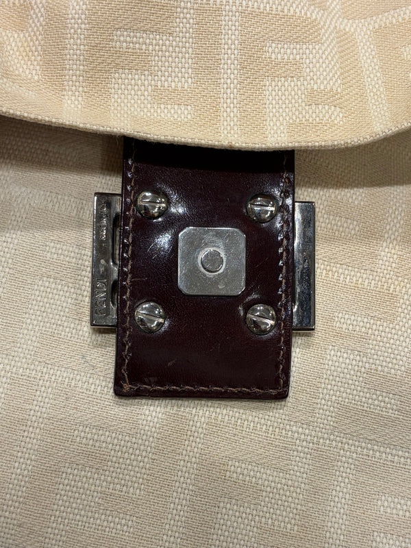 2000 Fendi monogram zucca mama baguette bag