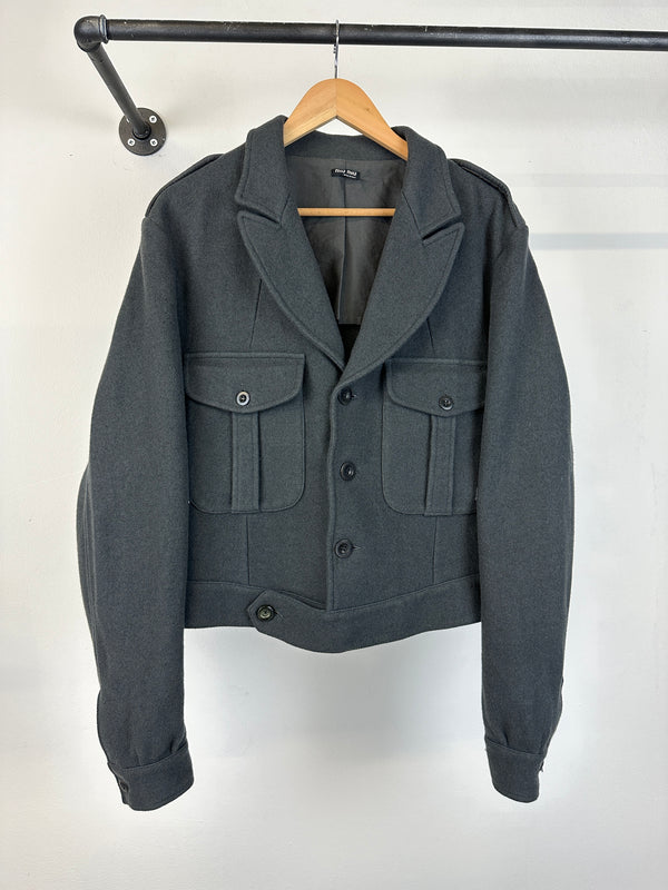 2000s Miu Miu Cargo wool cropped jacket