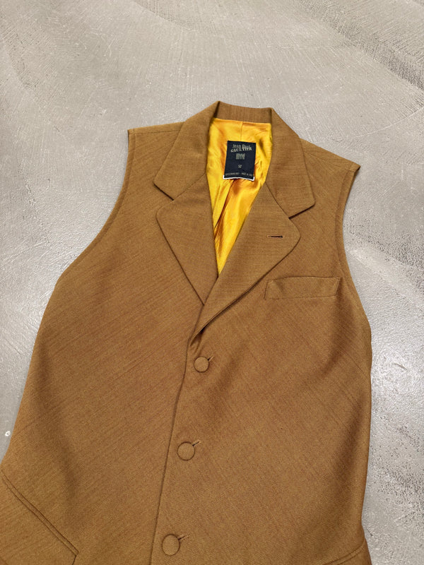 1980s Jean Paul Gaultier pour Gibò wool blazer vest