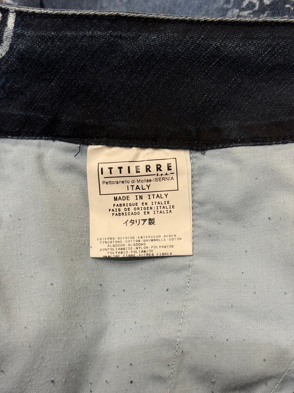 2000s Cavalli paisley print flare jeans