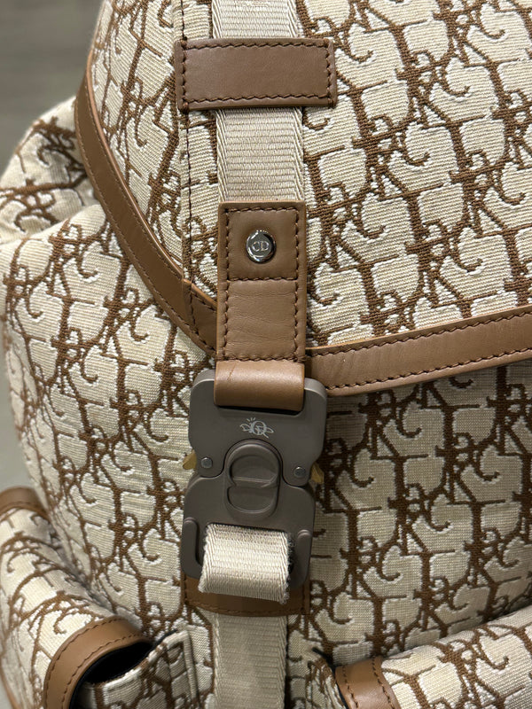 2022 Dior X Cactus Jack Oblique jacquard backpack