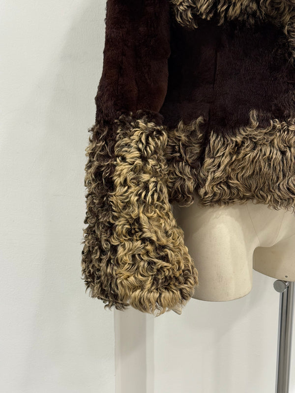 A/W1999 Roberto Cavalli Mongolian lamb fur jacket
