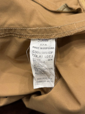 1990s Armani brown cotton bomber jacket