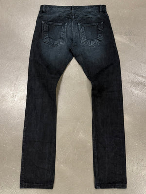 2000s Rick Owens faded jeans