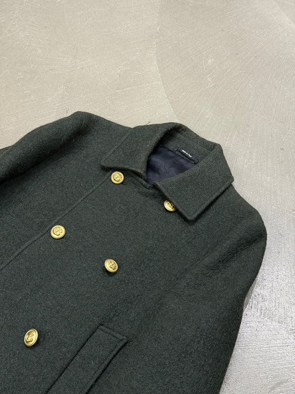 2013 Maison Margiela sailor double breasted heavy wool coat