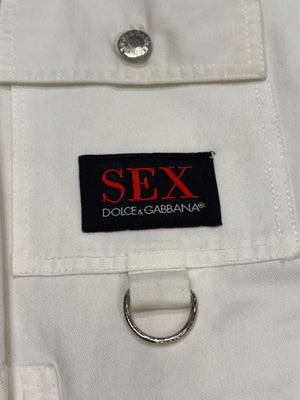 S/S 2003 Dolce & Gabbana sex runway bondage pants