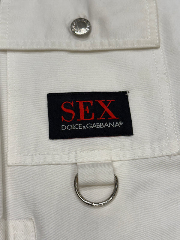 S/S 2003 Dolce & Gabbana sex runway bondage pants