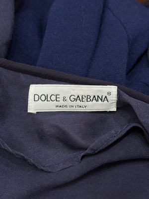 Early 1990s Dolce & Gabbana draped silk top
