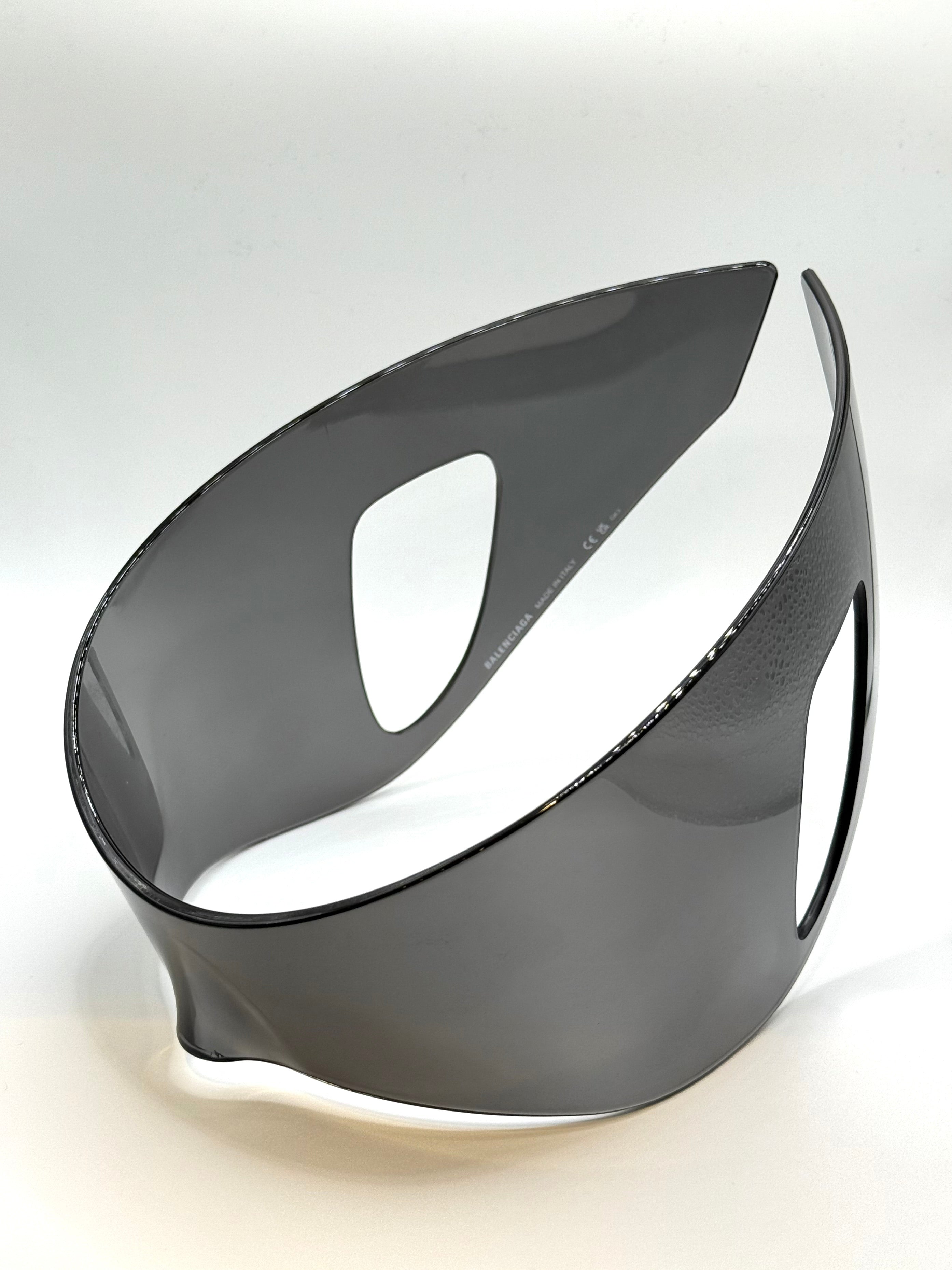 BALENCIAGA サンバイザー Balenciaga 24/7 runway visor sunglasses