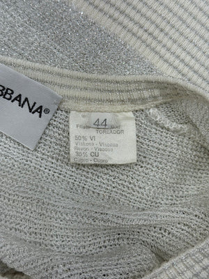 1990s Dolce & Gabbana embellished tank top
