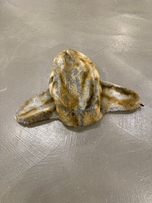 2000s Just Cavalli Chapka faux fur hat