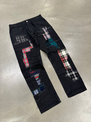 2014 Junya Watanabe Comme Des Garçons patchwork jeans