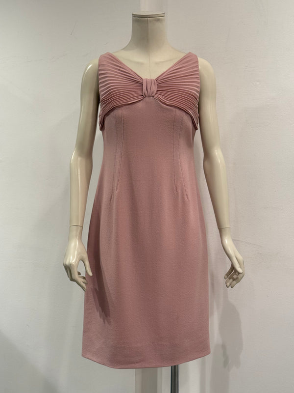 S/S2007 Valentino pleated butterfly bow dress