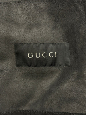 A/W2002 Gucci by Tom Ford batwing cropped leather jacket