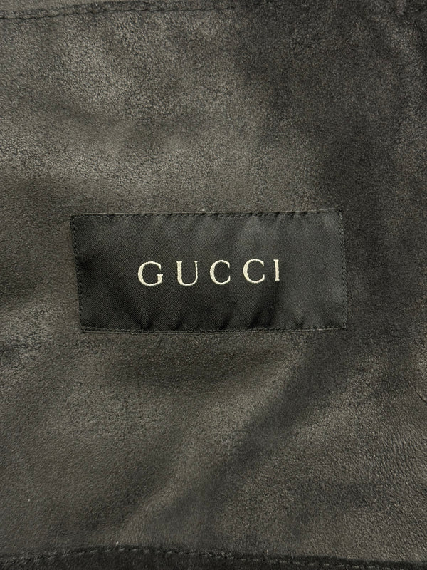 A/W2002 Gucci by Tom Ford batwing cropped leather jacket
