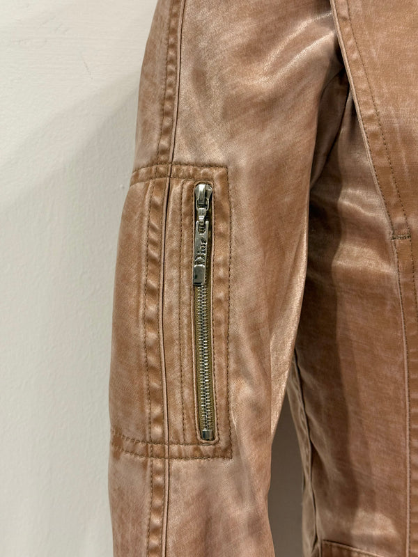 S/S2005 Christian Dior by Galliano runway silk officer jacket