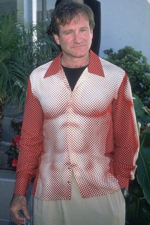 SS1996 Jean Paul Gaultier Muscle torso trompe l'oeil shirt