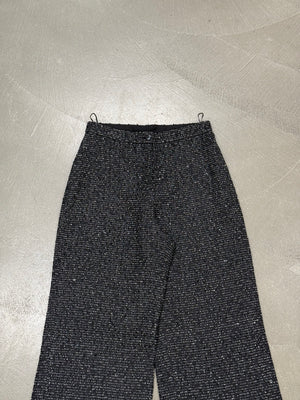2000s Chanel uniform wide pants
