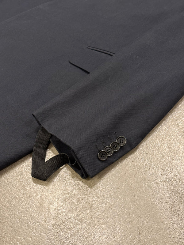 2000s Helmut Lang bondage straps coat