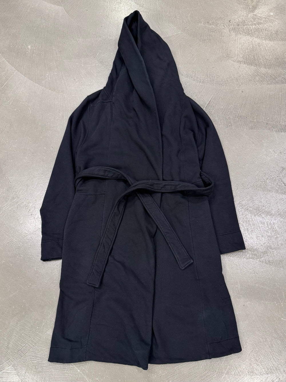 Rick Owens “DRKSHDW” Hooded jacket in thick cotton jersey