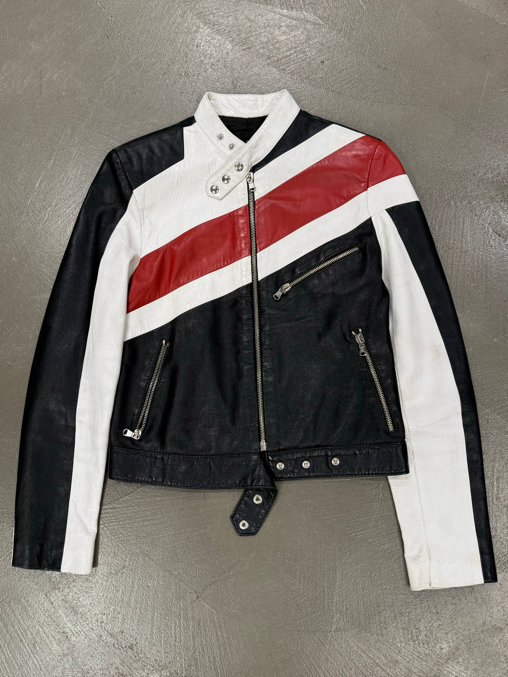 S/S 2001 Dolce & Gabbana biker leather jacket