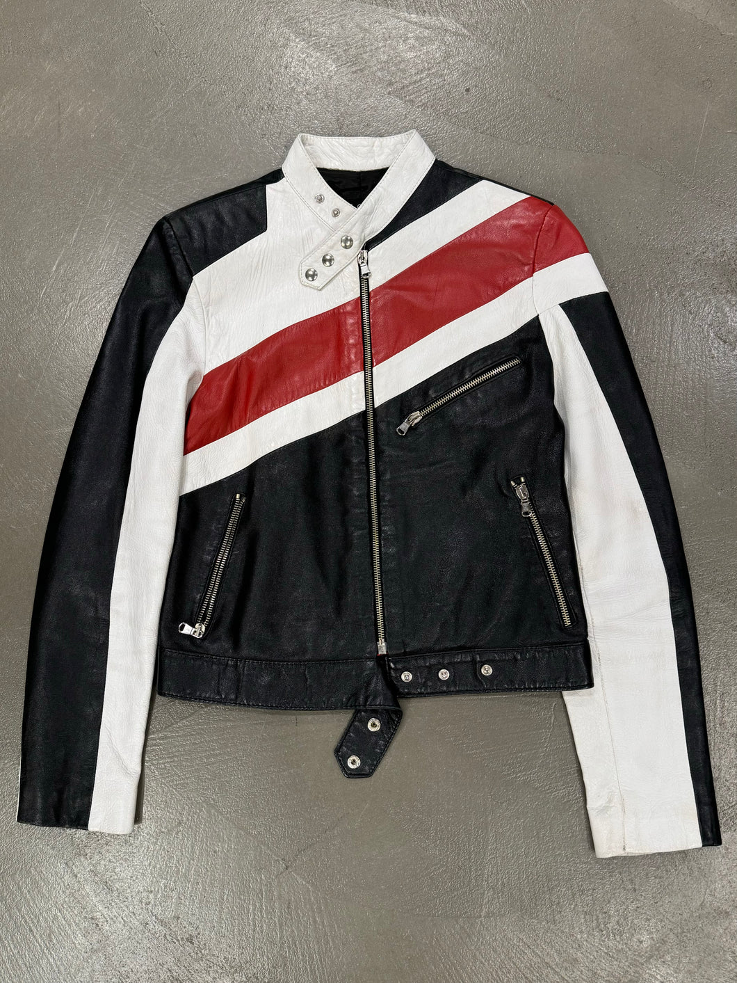 S/S 2001 Dolce & Gabbana biker leather jacket