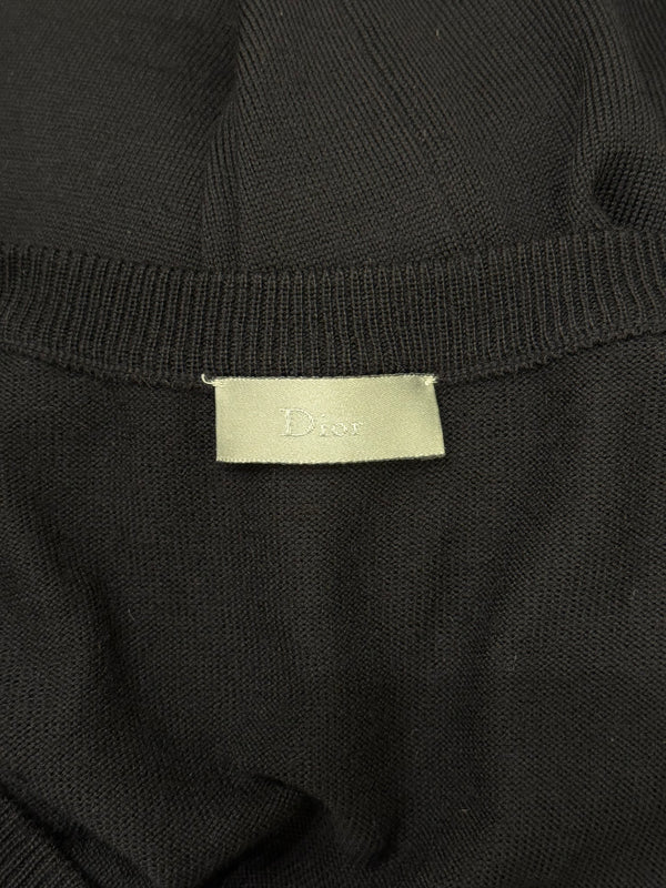 A/W2005 Dior by Hedi Slimane distressed v-neck knit