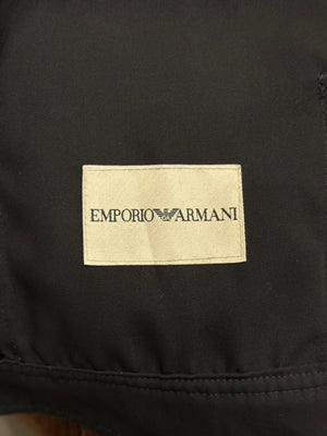 2000s Armani cropped military aviator jacket