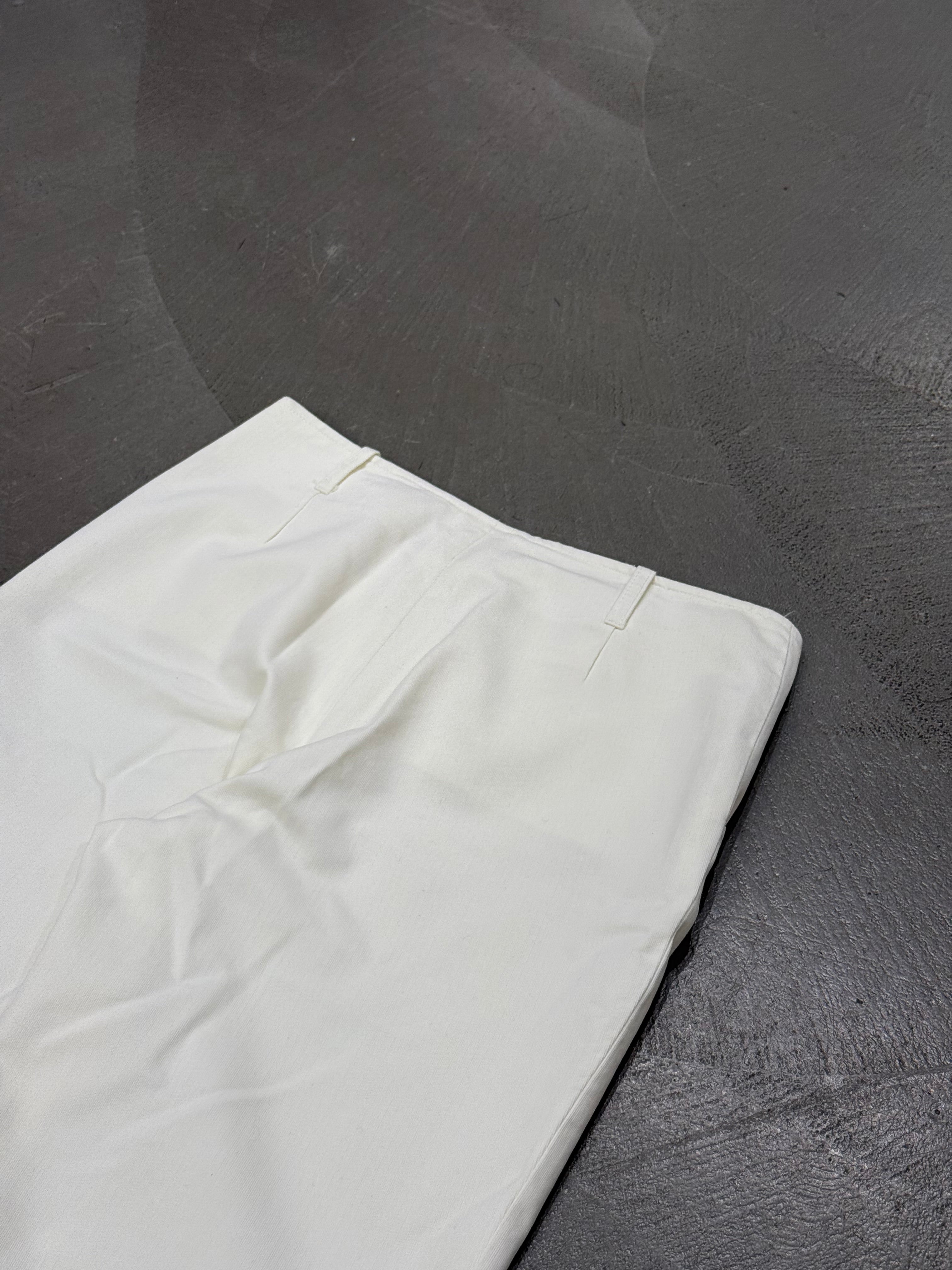 パンツ 1999 HELMUT LANG cotton chino trousers S/S1999 Helmut Lang waistless cotton pants