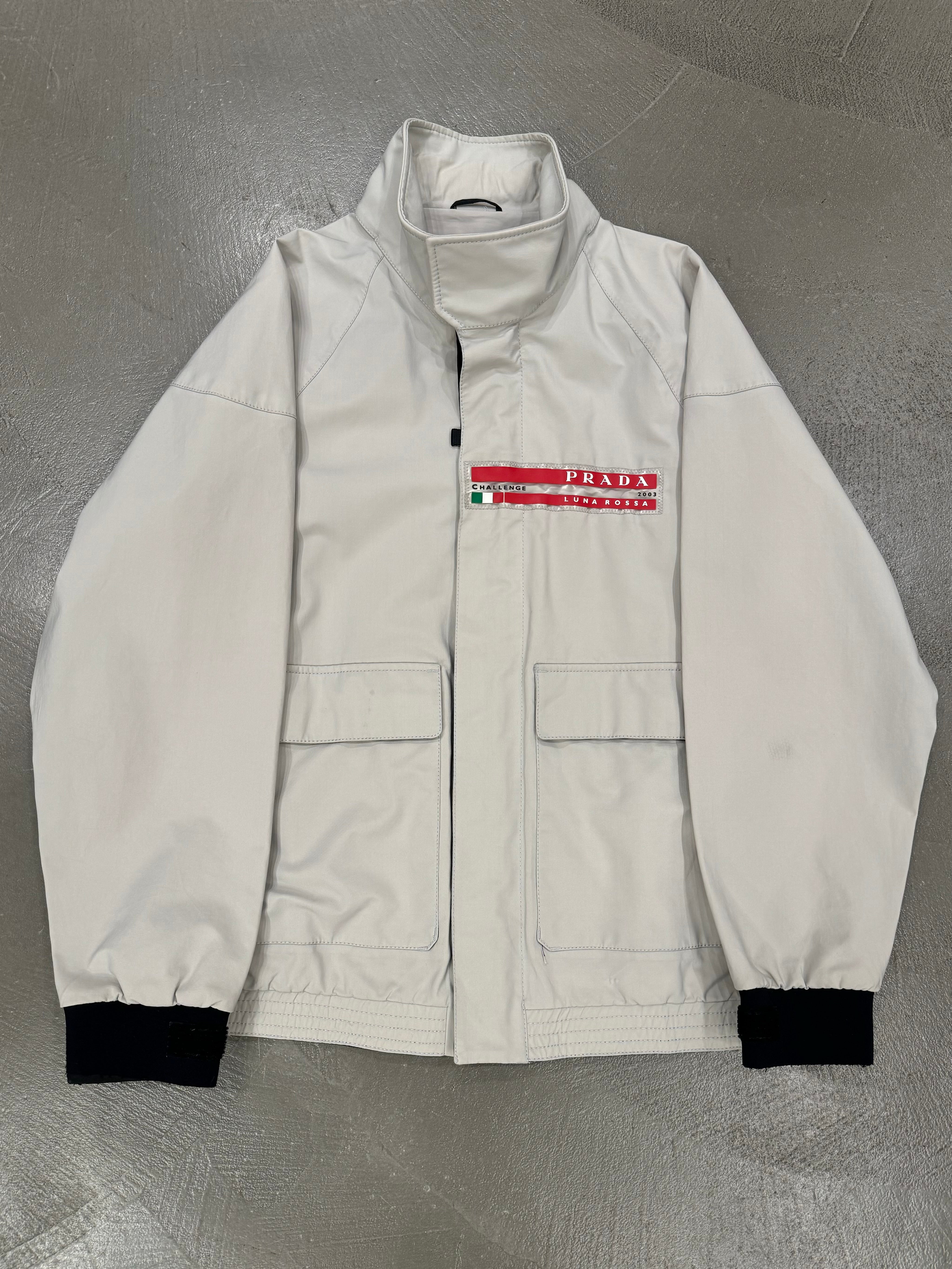 ジャケット・アウター 00s prada sport nylon jacket Luna Rossa NWT PRADA LUNA Rossa Pirelli Jacket Windbreaker Coat Nylon