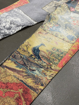 2000s Roberto Cavalli patchwork pants