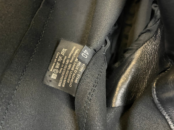 AW2000 Gucci by Tom Ford spiral biker leather jacket