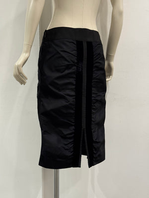 2002 Yves Saint Laurent by Tom Ford velvet silk skirt
