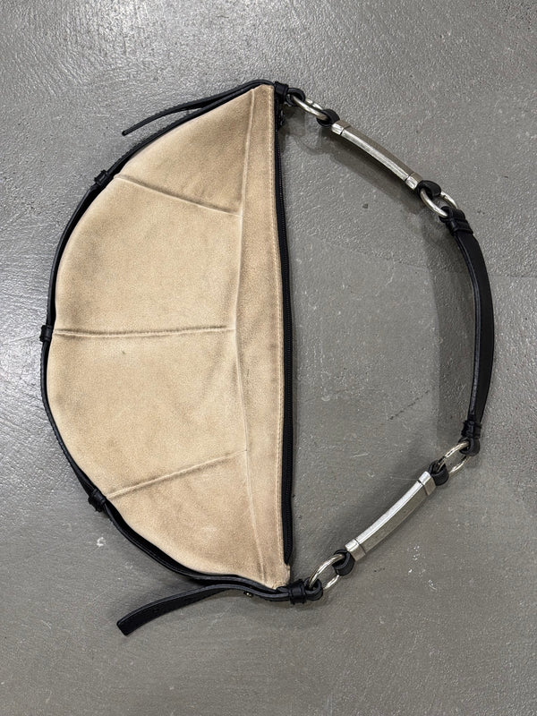 2002 Yves Saint Laurent Mombasa suede bag