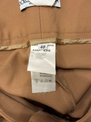 2000s Dolce & Gabbana tailored wool flared trousers