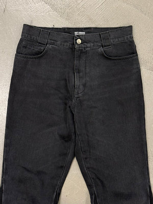 S/S 2021 Raf Simons flared patchwork jeans