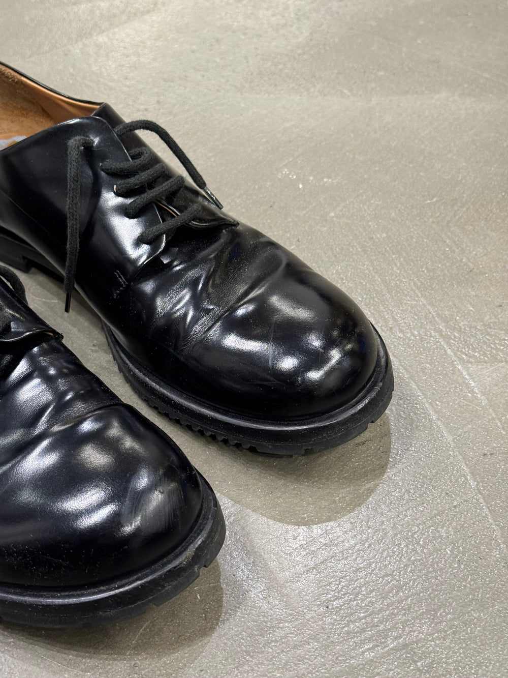 2000s Jil Sander derby leather shoes