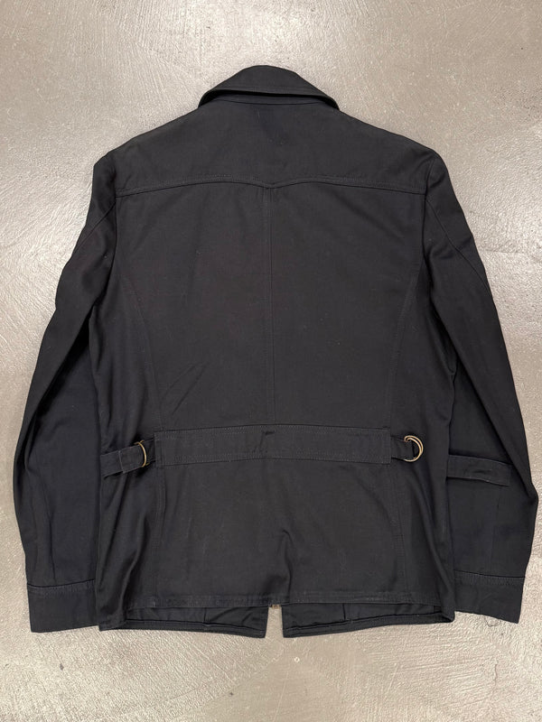 2000s Gucci by Tom Ford multi zip pocket cotton jacket